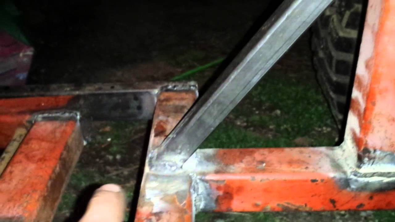 How To Make A Sleeve Hitch With An ATV Winch For Riding Lawn Mowers