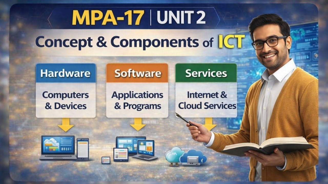 ICT Samajh Nahi Aata?15 min me pura clear | MPA 17-Public Administration Unit 2 |The Education Park👍