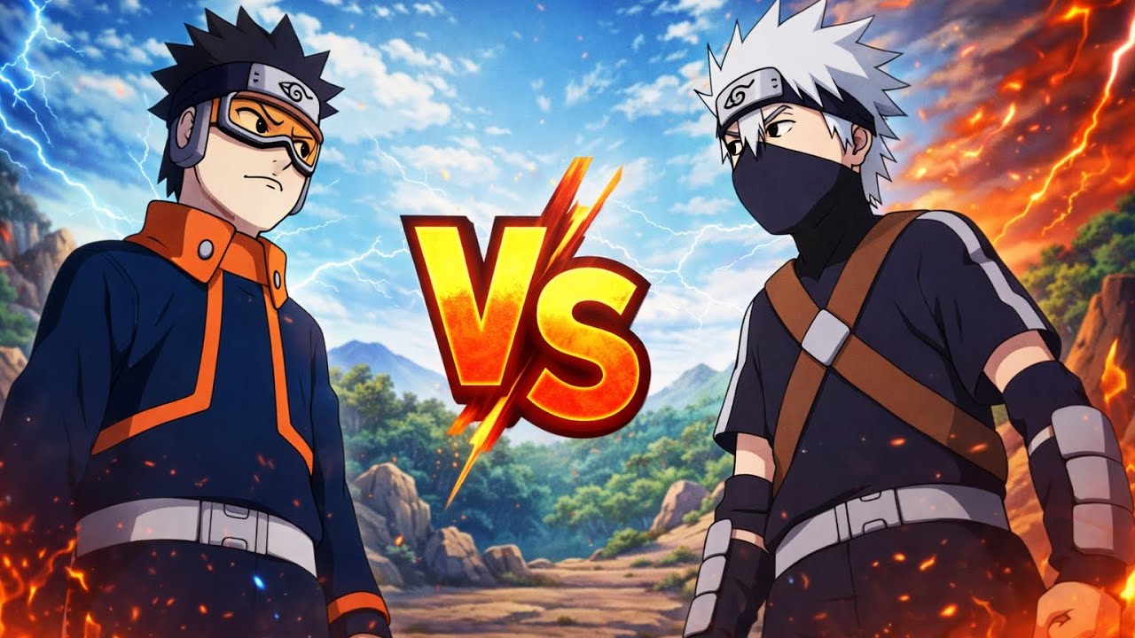 Obito uchiha(childhood) vs Kakashi hatake(childhood ) Naruto Ultimate Ninja Storm 4 