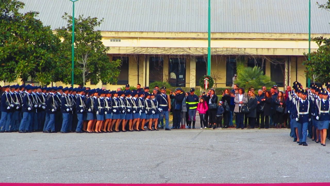 Giuramento 202&deg;Corso Allievi Polizia di Stato Vibo Valentia ingresso plotoni2