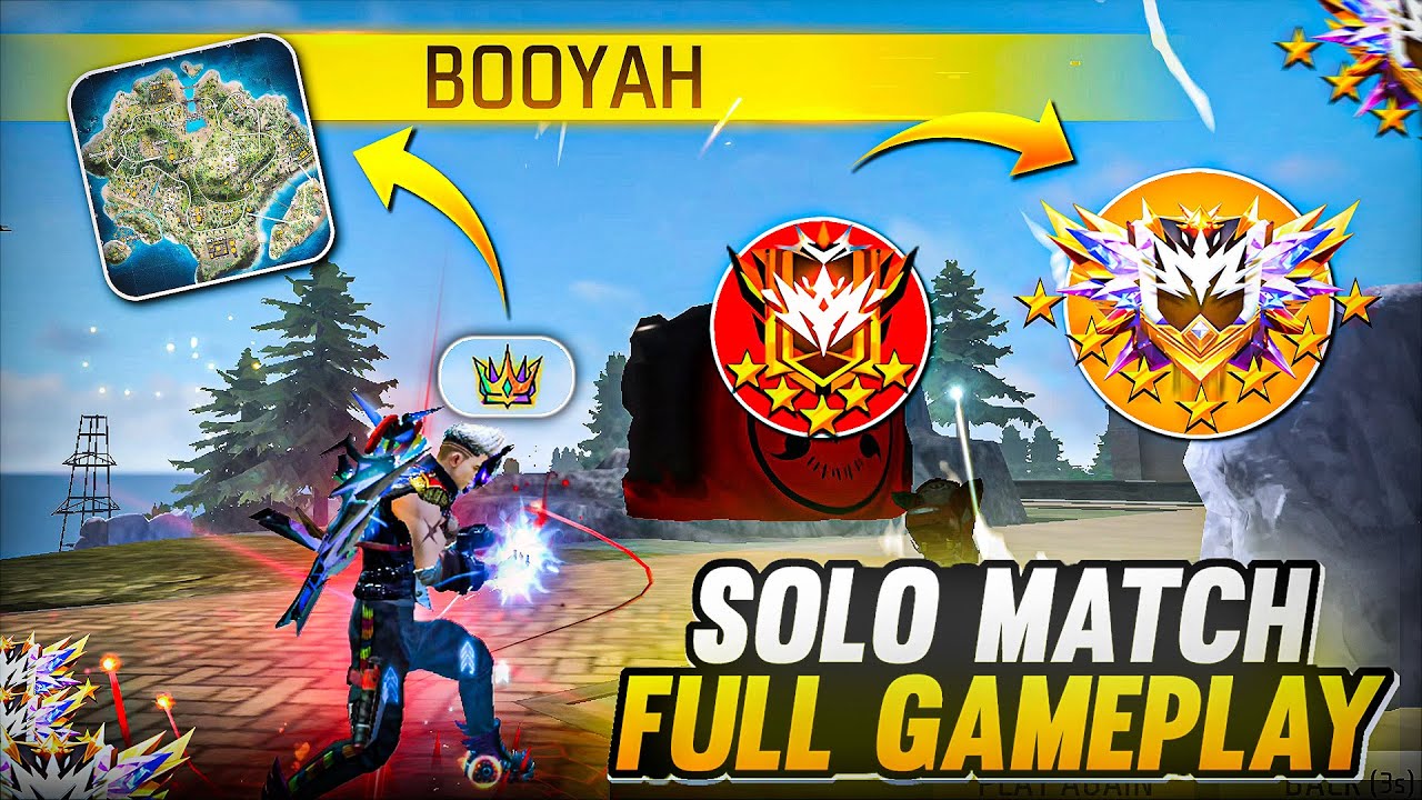 Solo Full Match Gameplay 🔥  Season 45 ✅ ! Solo Rank push Tips & Tricks  💀#freefire