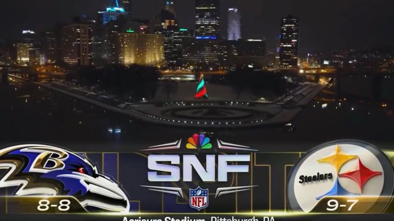 Ravens vs Steelers NBC Sunday Night Football Intro/Theme Week 18 | NFL 2026