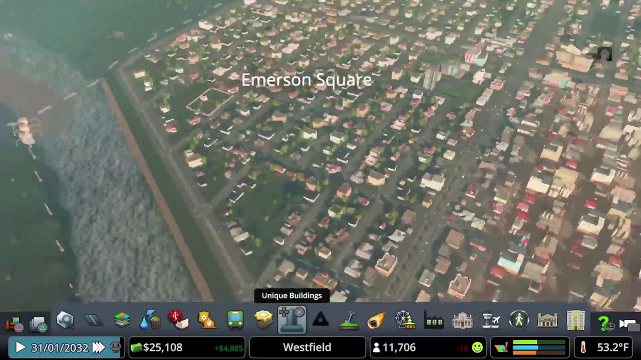 Cities: Skylines PS5 Gameplay grid city