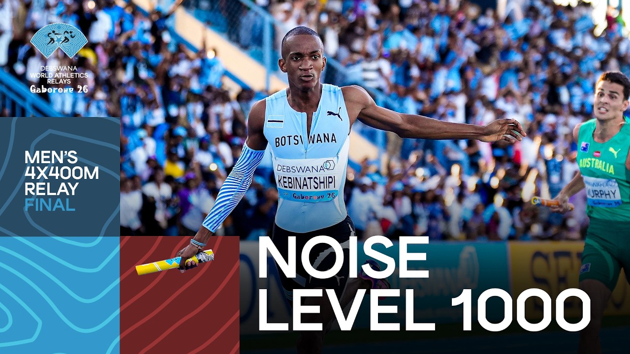 Botswana IGNIGHT home crowd with men's 4x400m relay gold | World Athletics Relays Gaborone 26