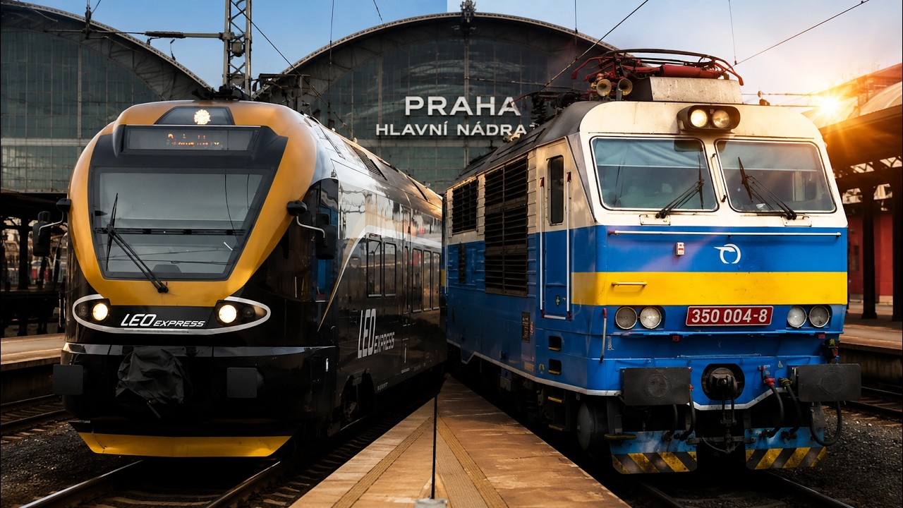 Vlaky Praha hlavní nádraží - 22.4.2016 / Trains at Prague Main Station