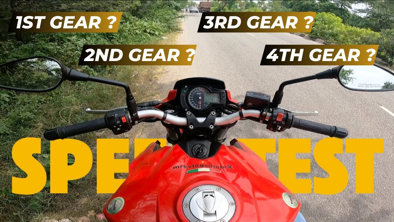 BENELLI TNT 600i TOP SPEED TEST | GOES 190 KMPH IN 4TH GEAR |