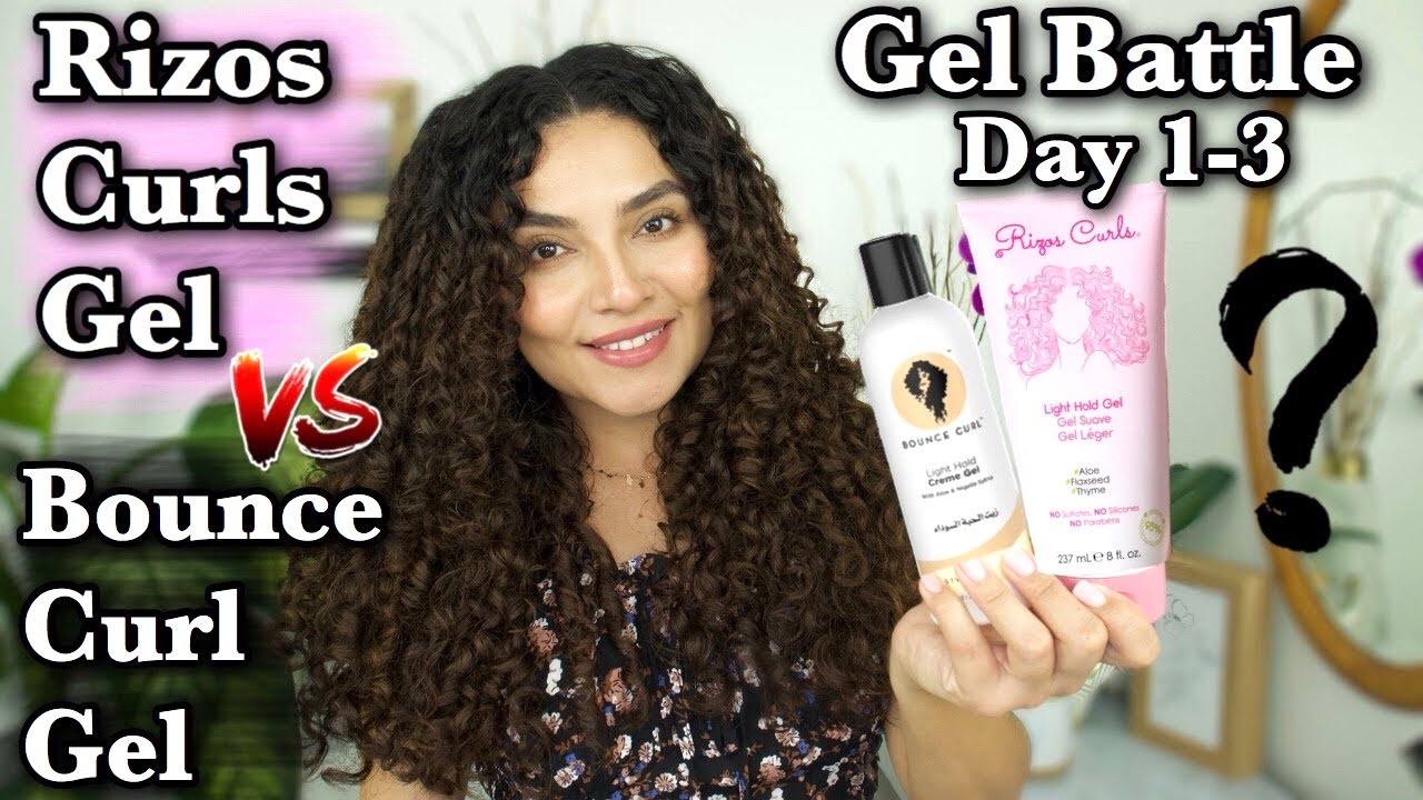 Rizos Curls Vs Bounce Curl Battle Of The Light Hold GELS Which One Do You Need ? (Day 1-3 Review)