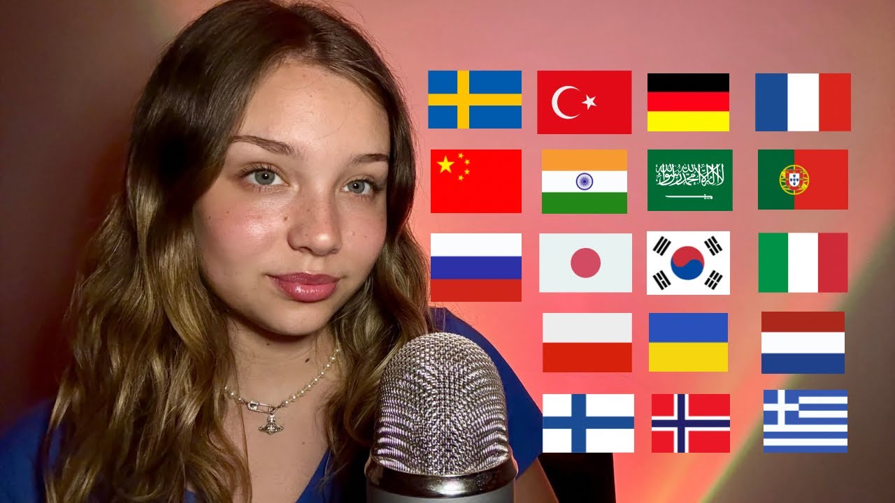 ASMR | 30 Languages in 30 Minutes! 🗣️ (Find Your Language 🌍 )