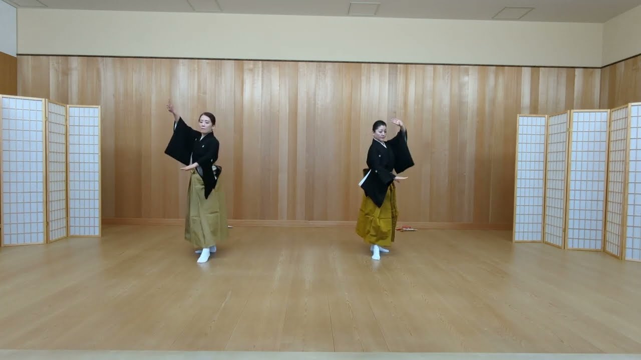 日本舞踊　二人三番叟　寿咲&瑠惟　
