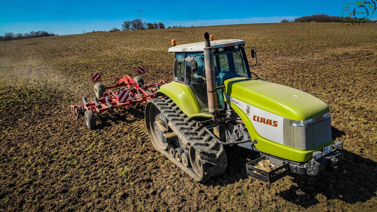 Big Tillage / Claas Challenger 55/ Horsch Terrano 5 FX/ Bodenbearbeitung/ Motorsound