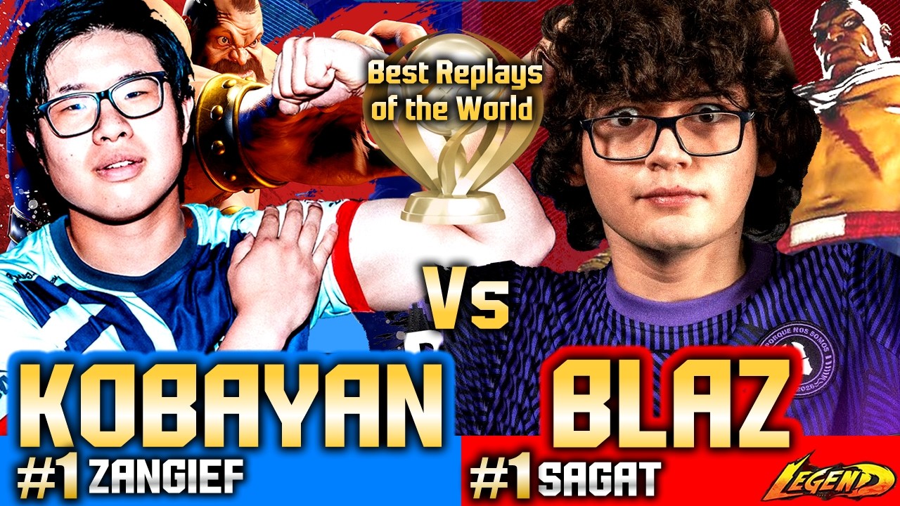 🔥SF6 Ryu (BLAZ vs KOBAYAN) Zangief ▰ Street Fighter 6 Gameplay High Level