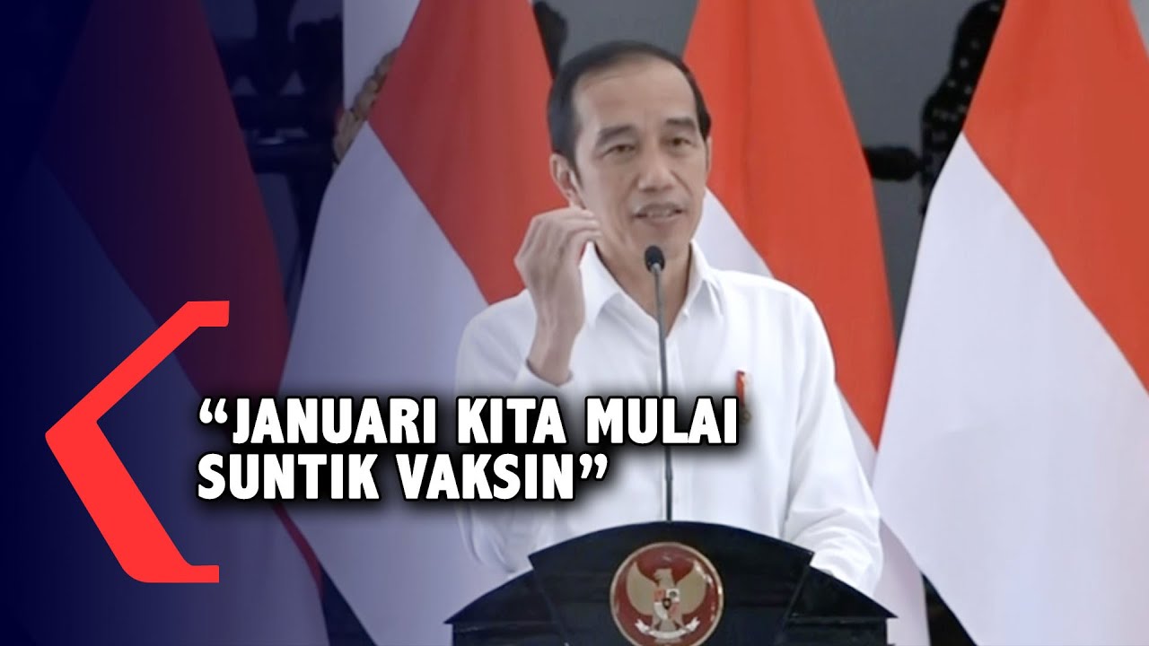 Jokowi: Januari 2021 Kita Mulai Suntik Vaksin Corona