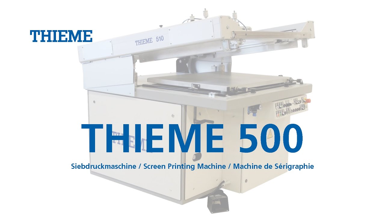THIEME 500 #Siebdruck #Siebdruckmaschine