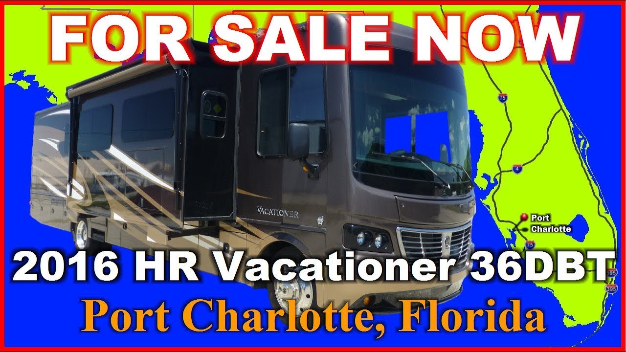 2016 Holiday Rambler Vacationer 36DBT Used Class A Gas Motorhome, Florida, Punta Gorda, Fort Myers