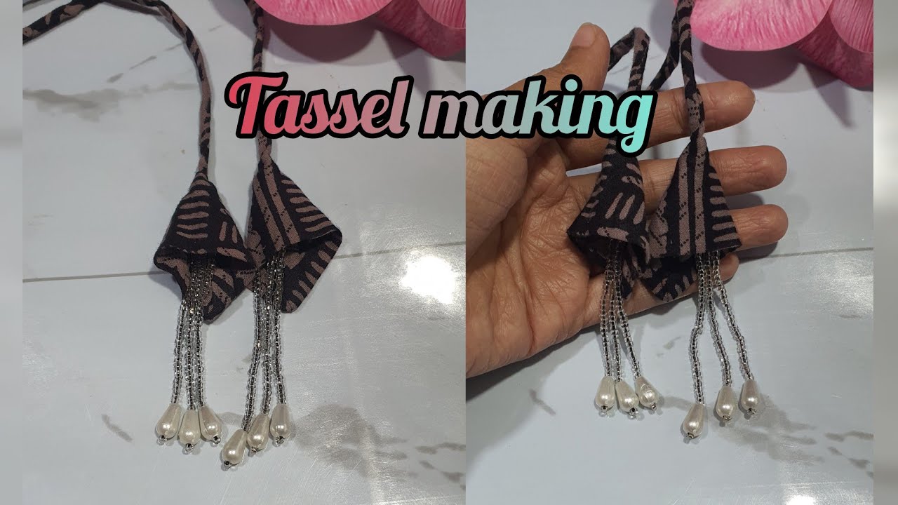 Tassel making tutorial 💫 Beautiful latkan design 💫