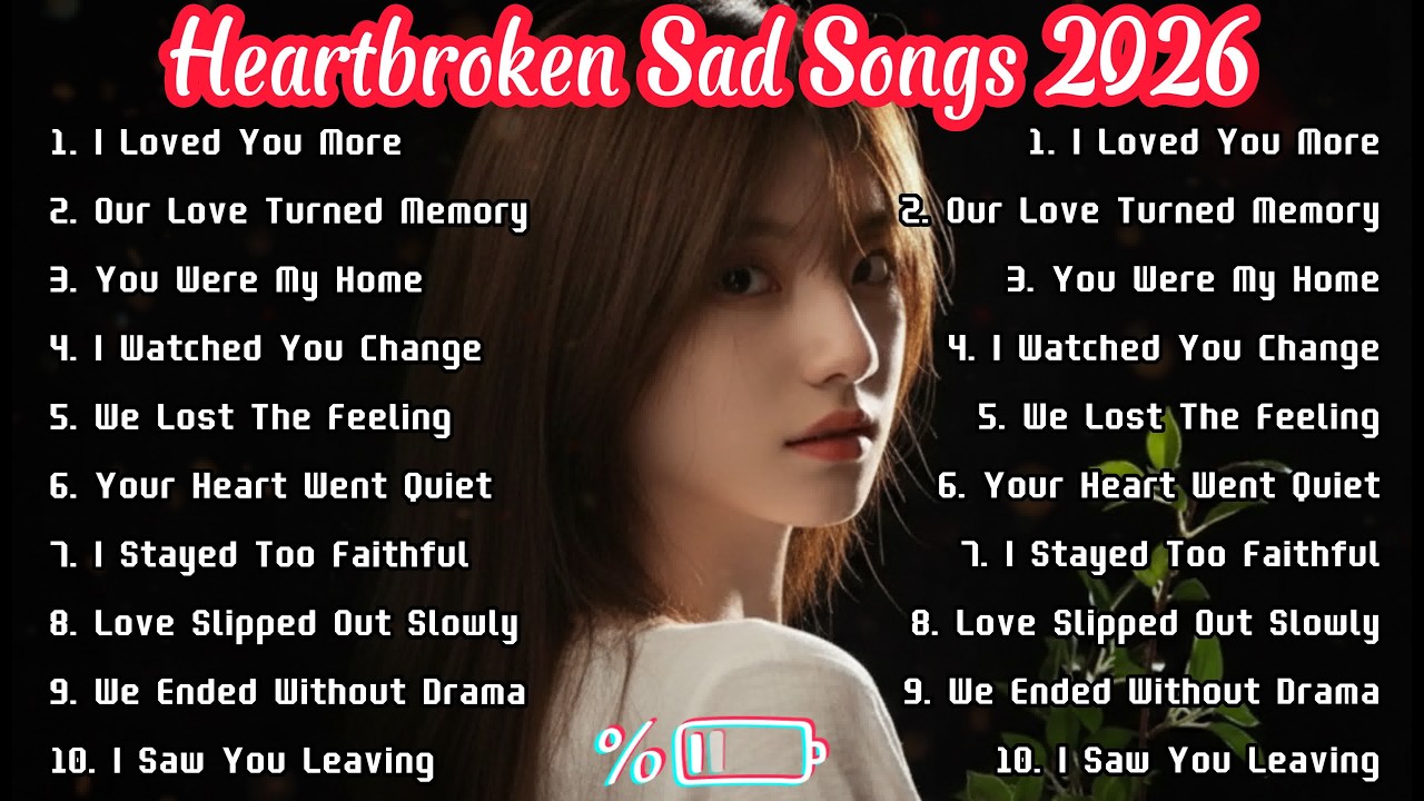 Heartbroken English Sad Songs 2026 💔😭 | Emotional Breakup Songs That Make You Cry