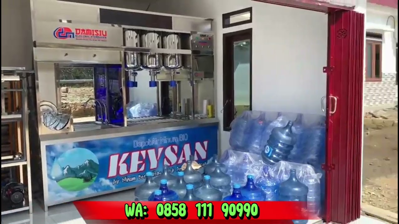 Usaha Depot Air Minum Isi Ulang Galon Modern