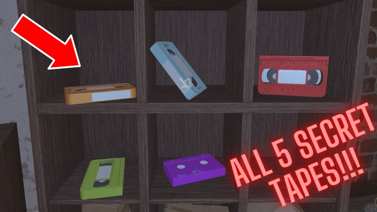 How to get all 5 SECRET tapes!!! | Amanda the Adventurer