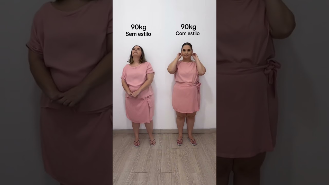 Look plus size com conjunto verão rosa 