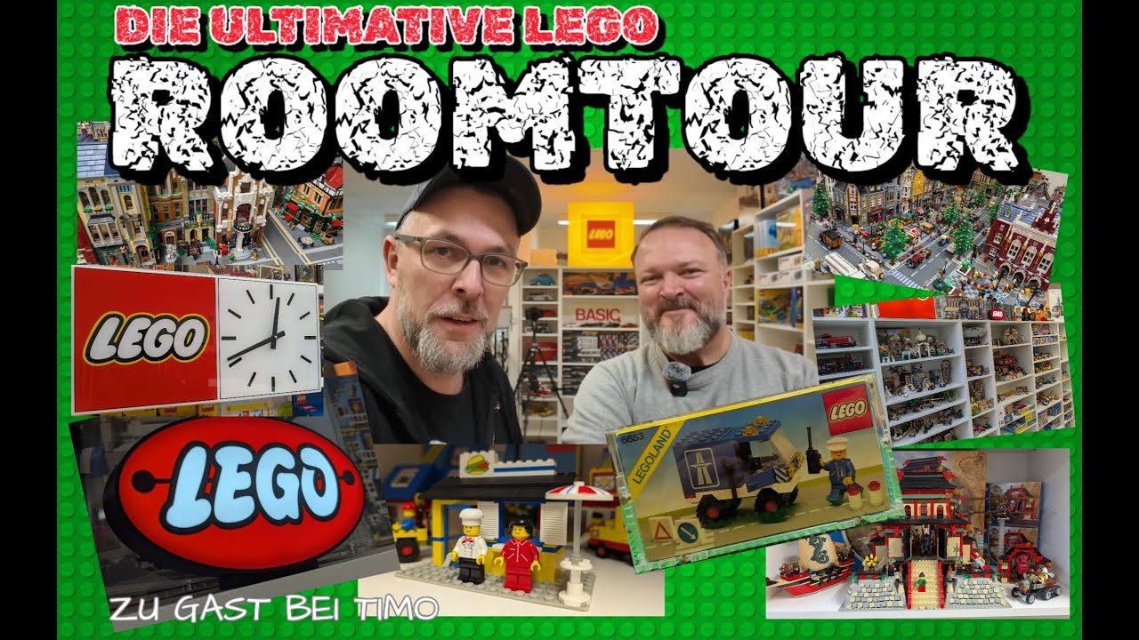 Die ultimative LEGO-ROOMTOUR bei Timo. Kindheit, Nostalgie und pure Sammelleidenschaft. @TimoNando