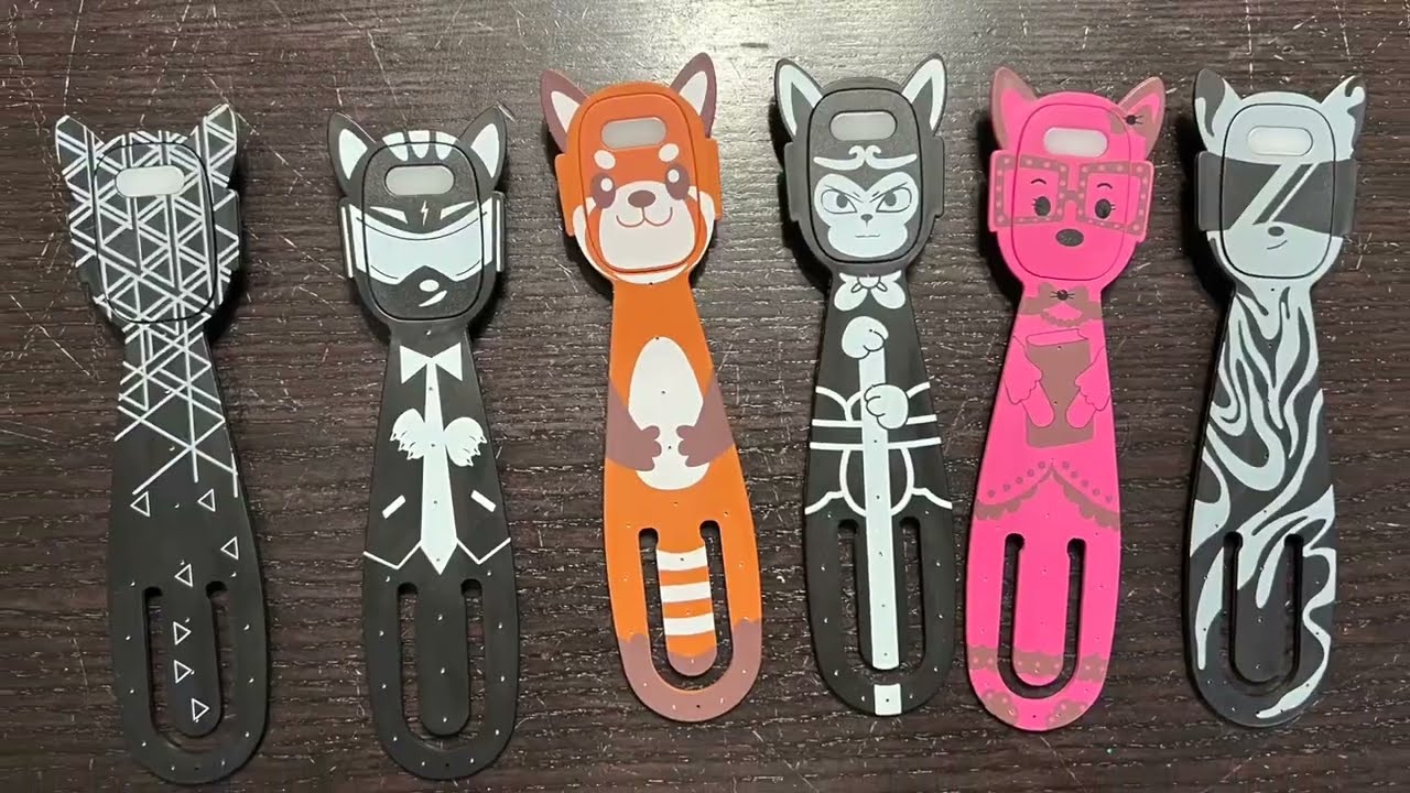 MILA&LOUIS Rechargeable Book Lights for Reading at Night Portable Bookmark & Clip On USB Booklight