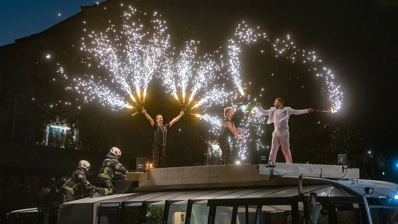 🔥🌊 Magie auf der Salzach – Die Feuer- & Wassershow beim Stadtfest Salzburg 2025