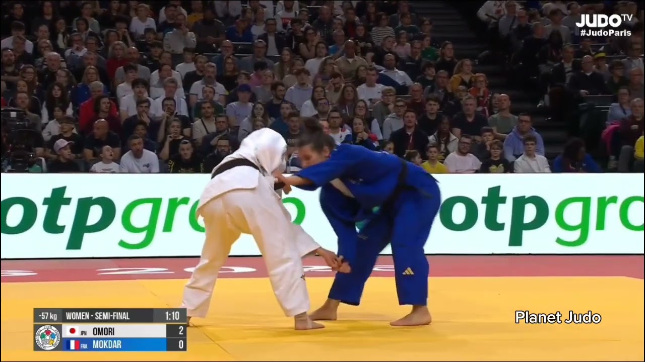Akari OMORI 🇯🇵 🆚️ Faiza MOKDAR 🇨🇵 | полуфинал/-57кг | Большой Шлем Париж 2026