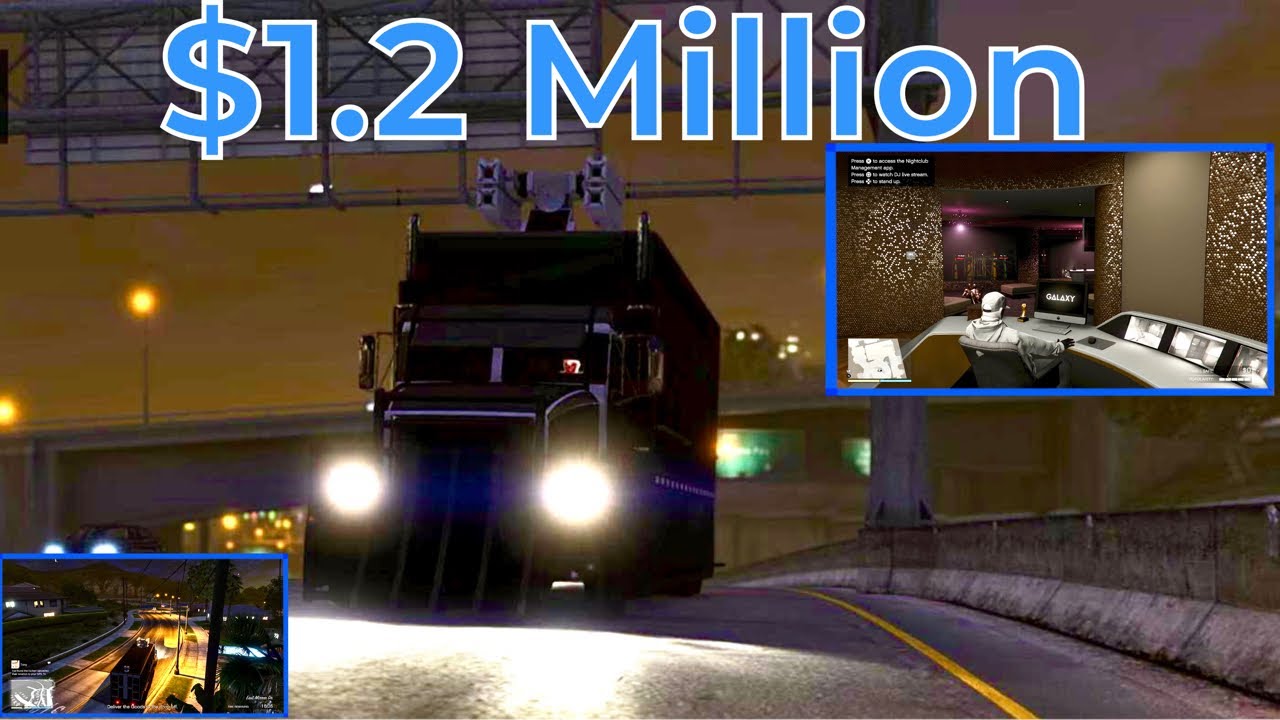 Night Club Sell Mission $1.2 Million (GTA ONLINE)