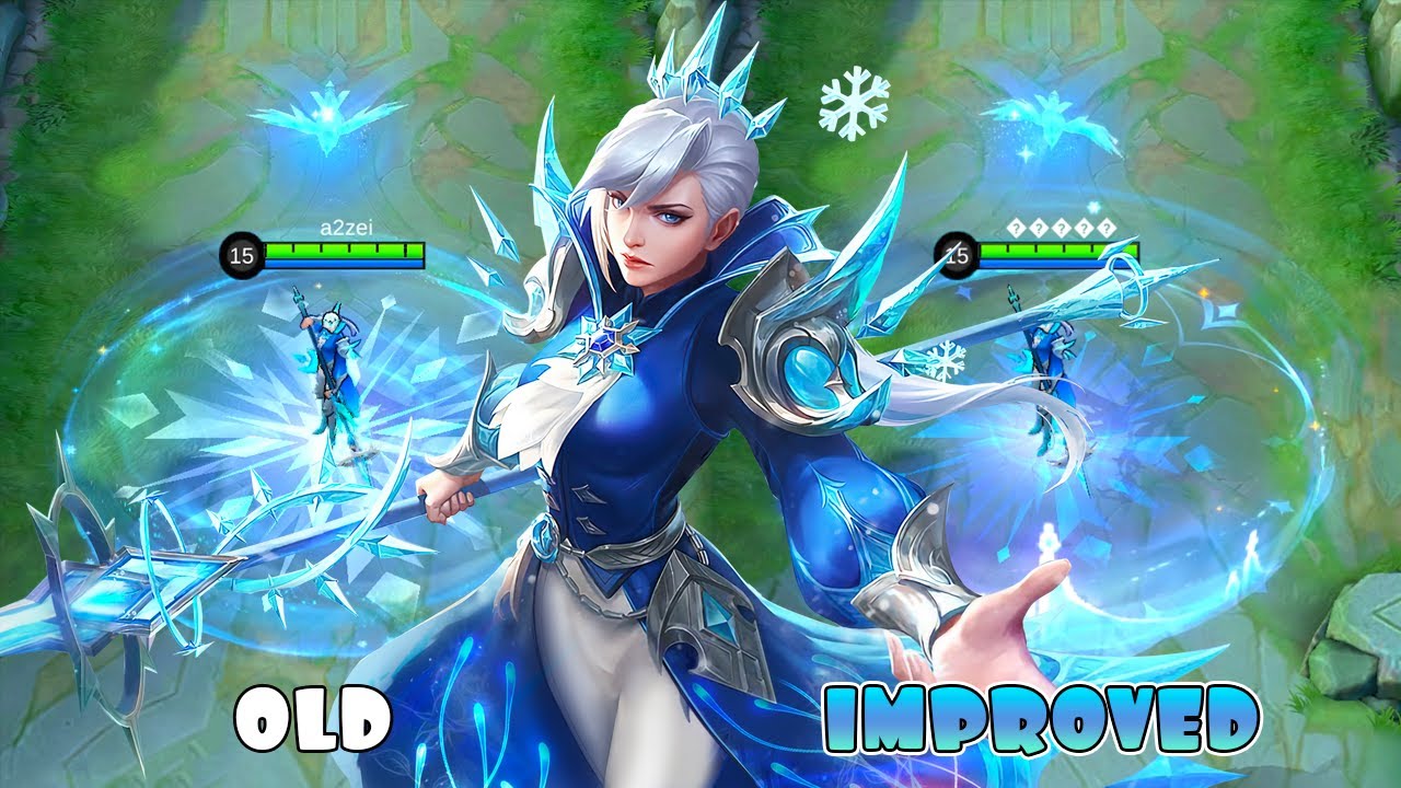 Silvana Queen Frost Improved Skill  VS OLD Skill Effects Comparison