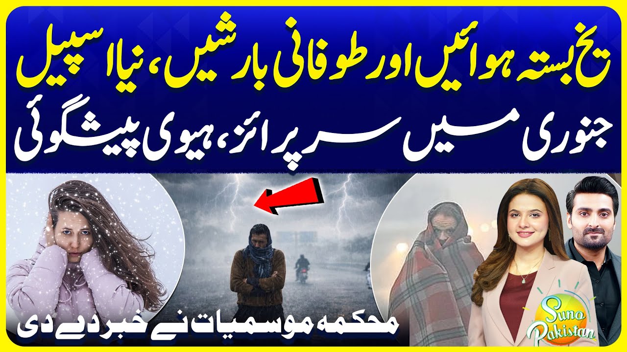 Rainy Spell to Hit Pakistan | Met Office Issues Winter Update