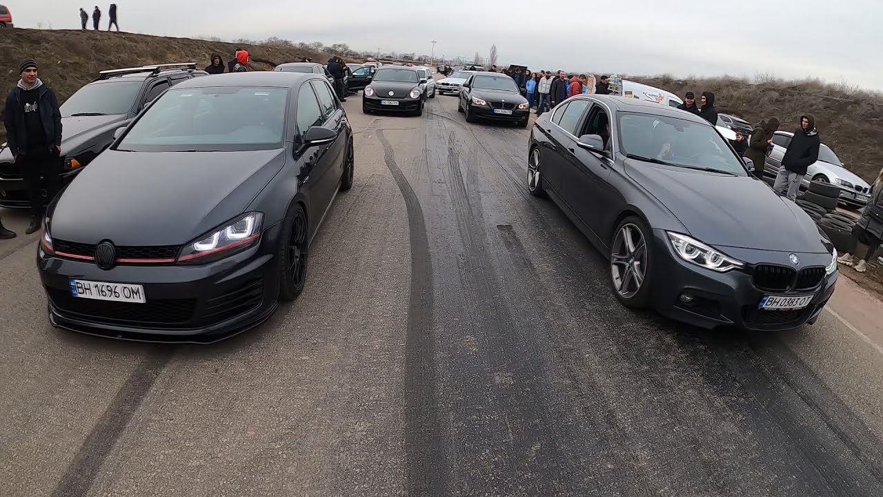 BMW 330 F30 stage2 RWD vs Golf GTI stage 2