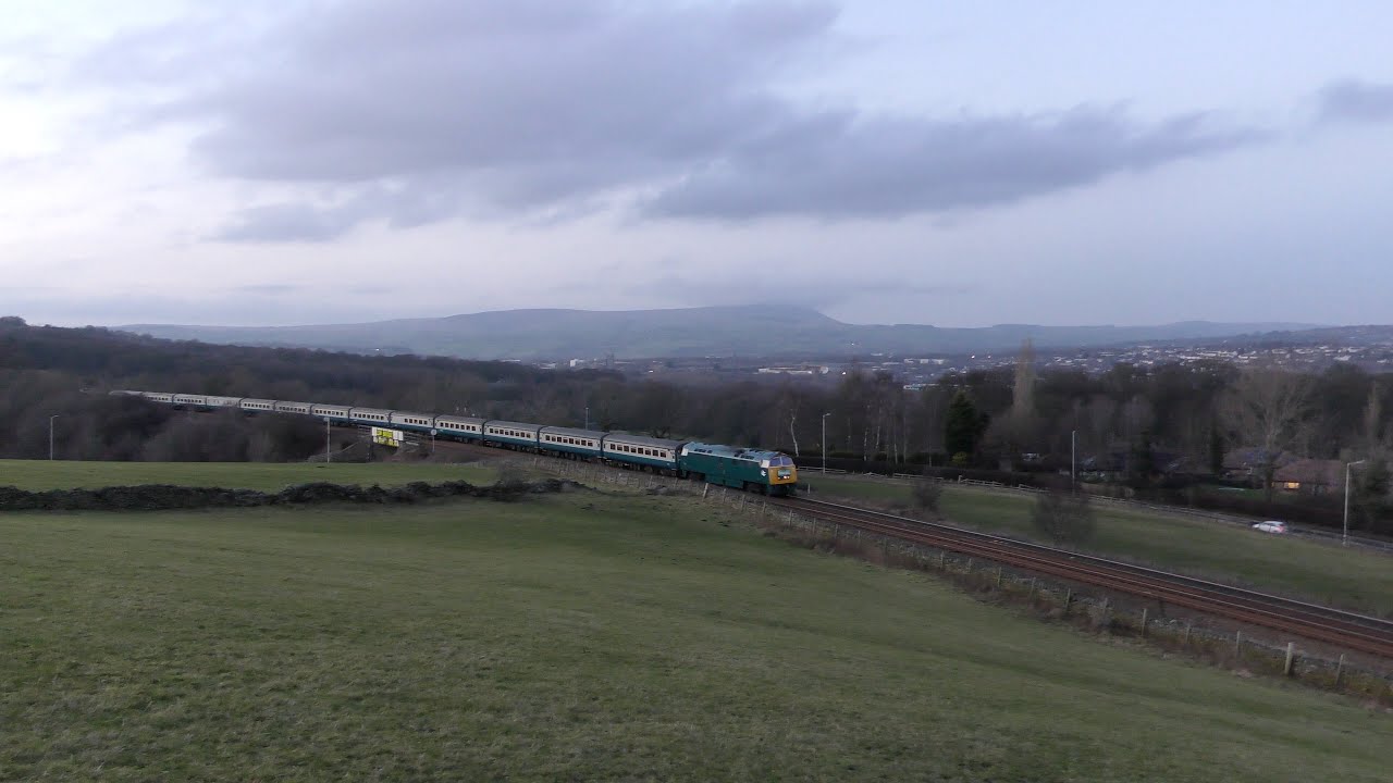 D1015 Western Champion hauls the Pathfinder Finale over the two steep gradients, Lickey & Copy Pit