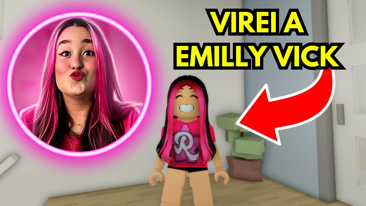VIREI A EMILLY VICK no BROOKHAVEN!!!😳😱 - ROBLOX