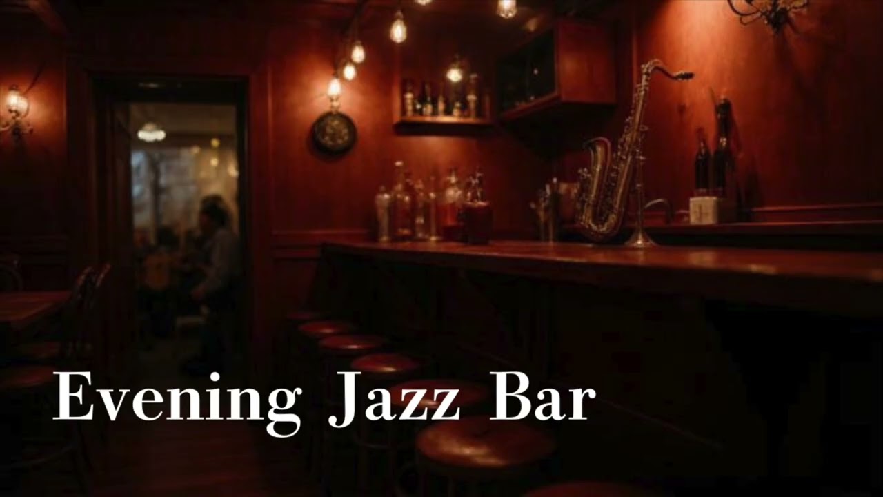 Evening Jazz Bar 🌙 Ultra Calm Sax Jazz for a Quiet Night