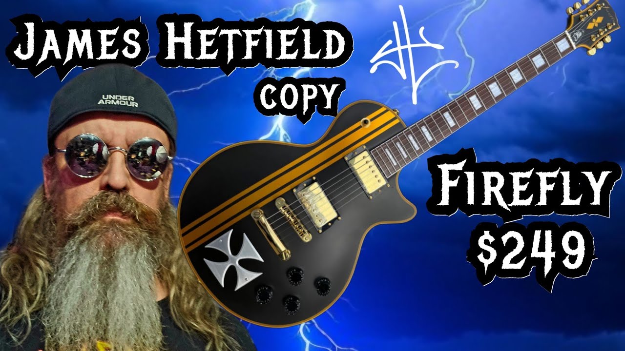 BEST Electric Guitar for HEAVY METAL - James Hetfield's copy