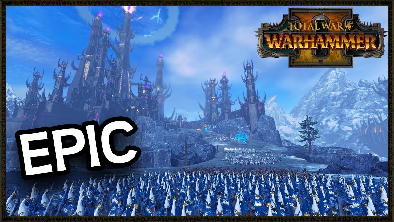 Epic Custom Map Siege Battle At The Tower of Witchcraft Total War Warhammer 2
