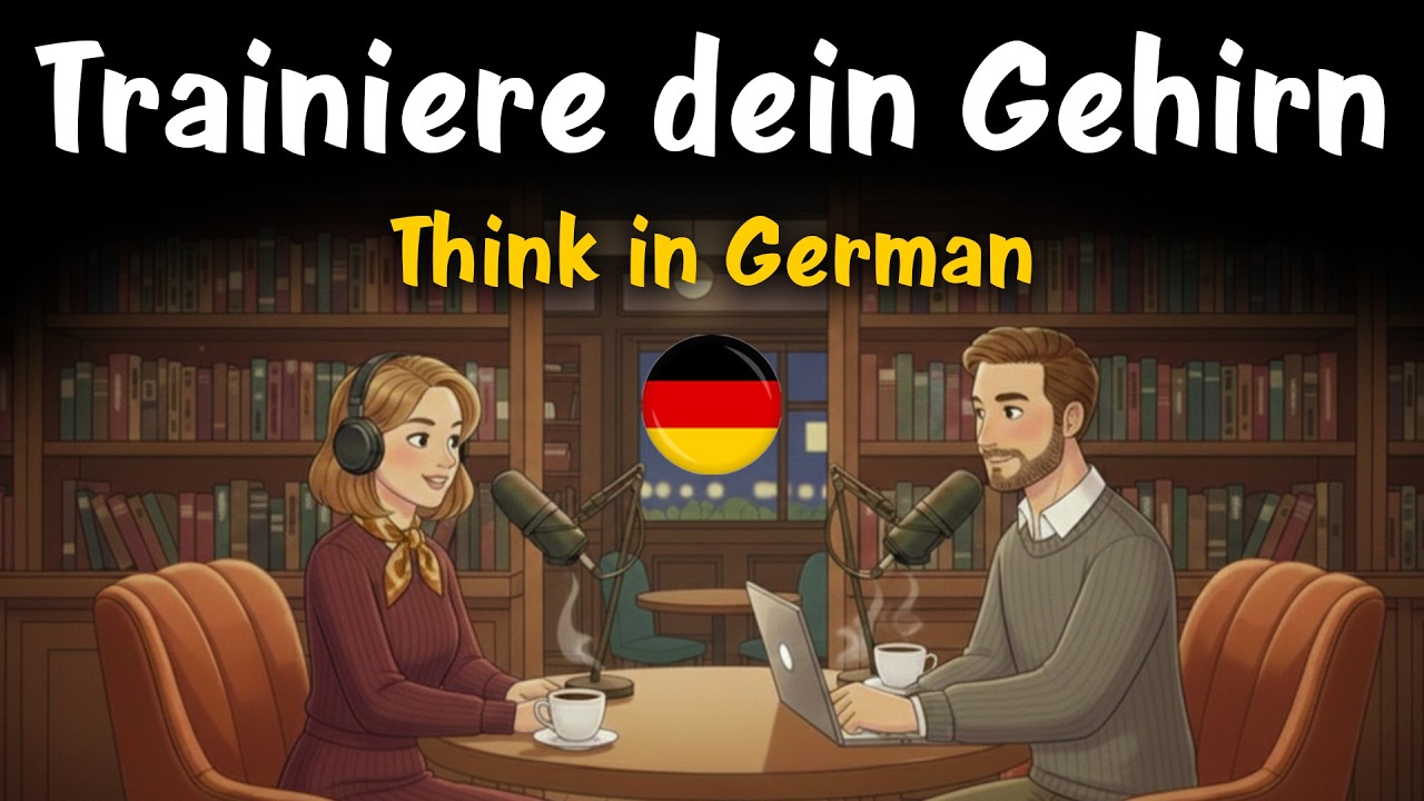 Train Your Brain to Think in German  🇩🇪 – Trainiere dein Gehirn, auf Deutsch zu denken
