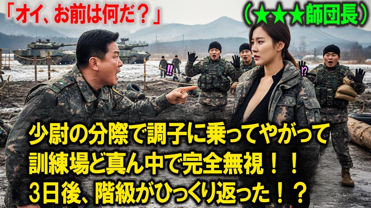 特殊部隊出身の女将軍に、酒に酔って「肩を揉め」と命令した作戦将校。就任式の日、全軍の前でその末路が決まった #人生 #感動 #自衛官 #創作ストーリー
