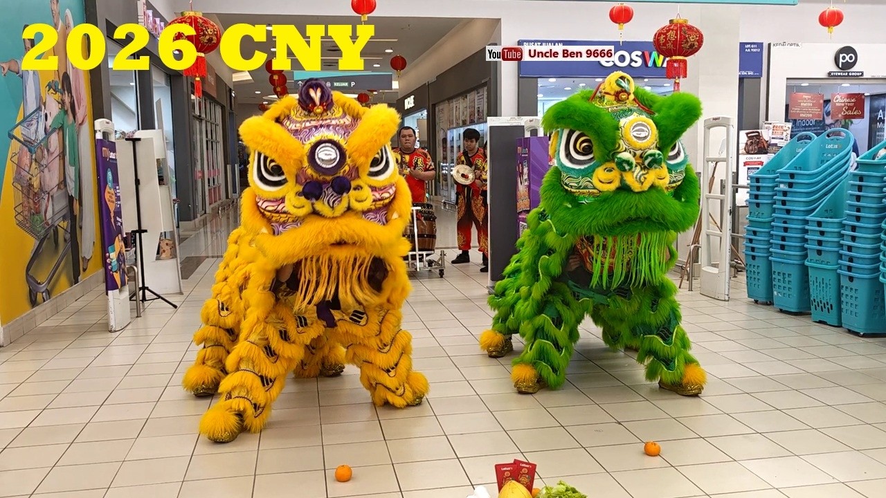 2026 CNY Lion Dance Blessing @ Lotus’s Selayang #雪州根登龍獅團