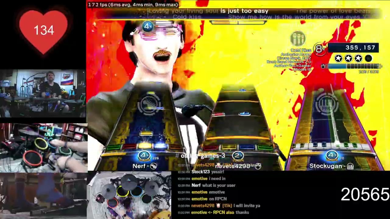 Cold Kiss by Amberian Dawn - Band Ones Rock Band 3 Deluxe RPCS3