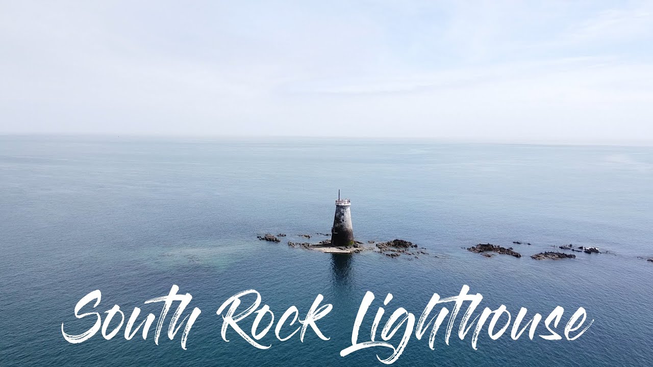 South Rock Lighthouse Cloughey - Drone Footage