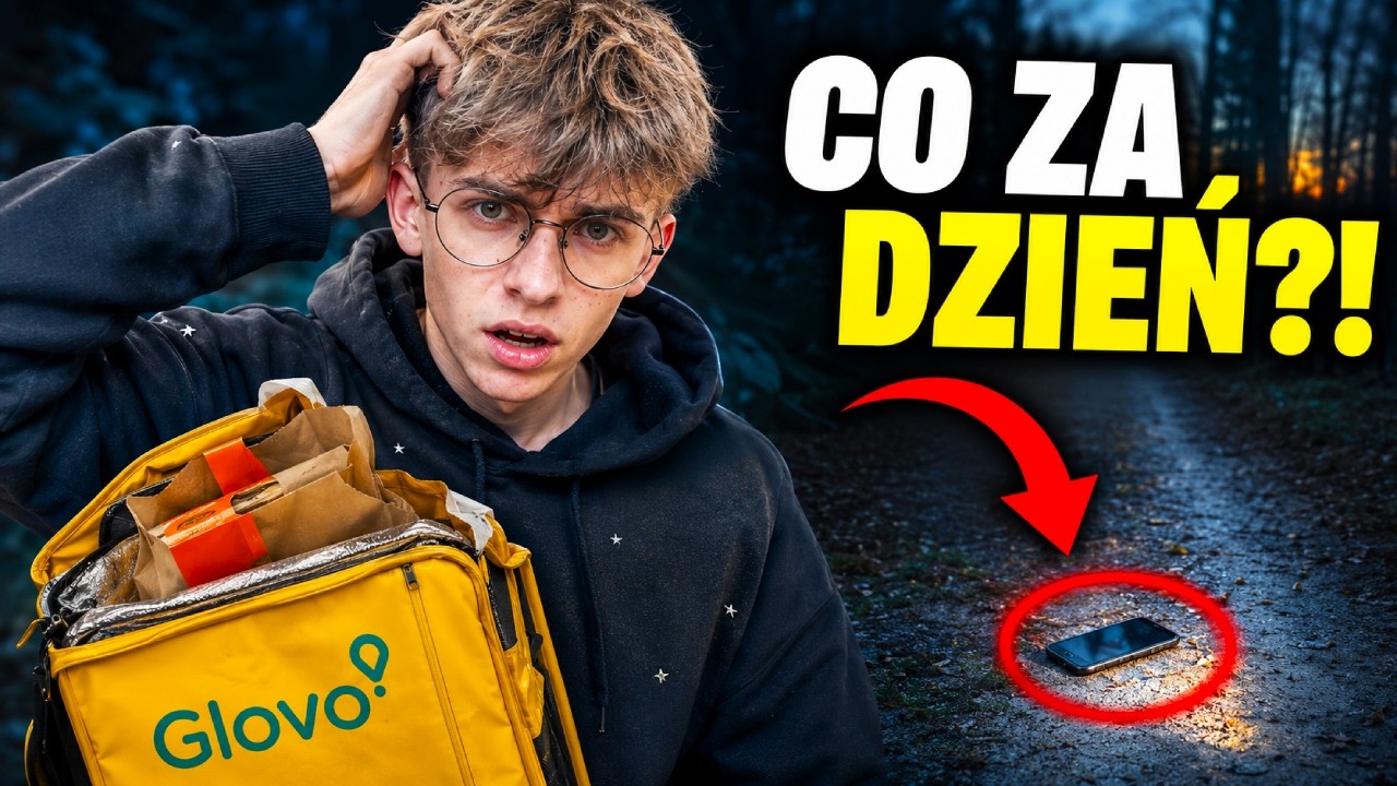 Nie wydali mi dostawy przez torbę GLOVO&hellip; a potem zgubiłem telefon w lesie 😭