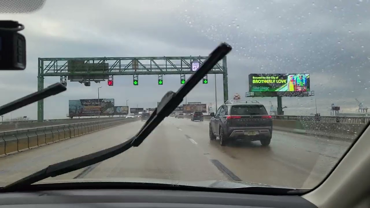 Vlog #92 21st and Oregon ave/1-76 Walt Whitman Bridge to Walmart