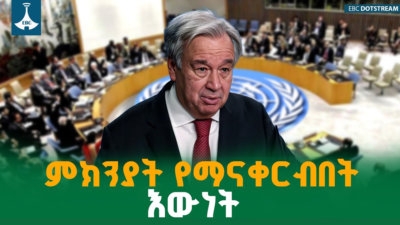 አንቶኒዮ ጉቴሬዥ | አፍሪካ በጸጥታው ምክር ቤት ቋሚ አባል አለመሆኗ ምክንያት የለውም ETV | EBC | EBCDOTSTREAM