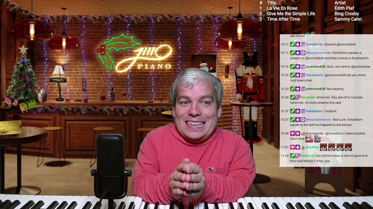 December 19th, 2023 - jmopiano - jmopiano&rsquo;s Virtual Piano Bar has a stool waiting for you! S1. Ep111