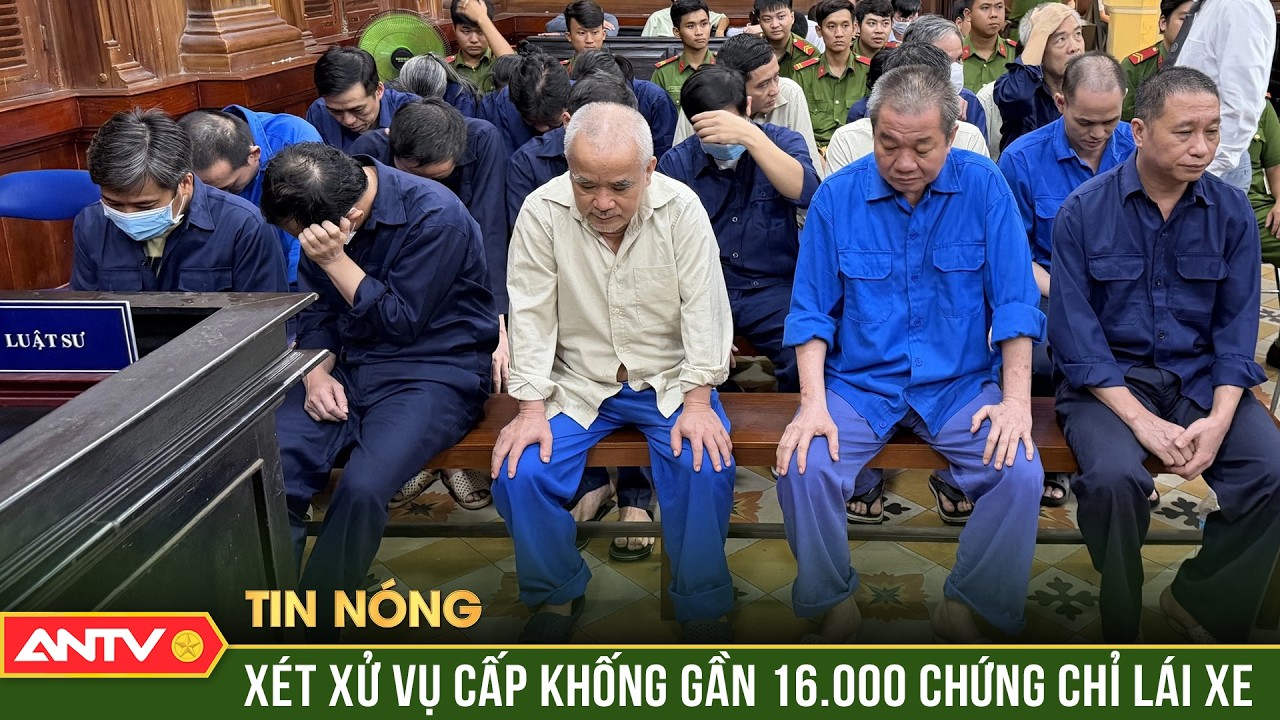 Tuyên án 30 bị cáo trong vụ cấp gần 16.000 chứng chỉ lái xe trái phép | ANTV