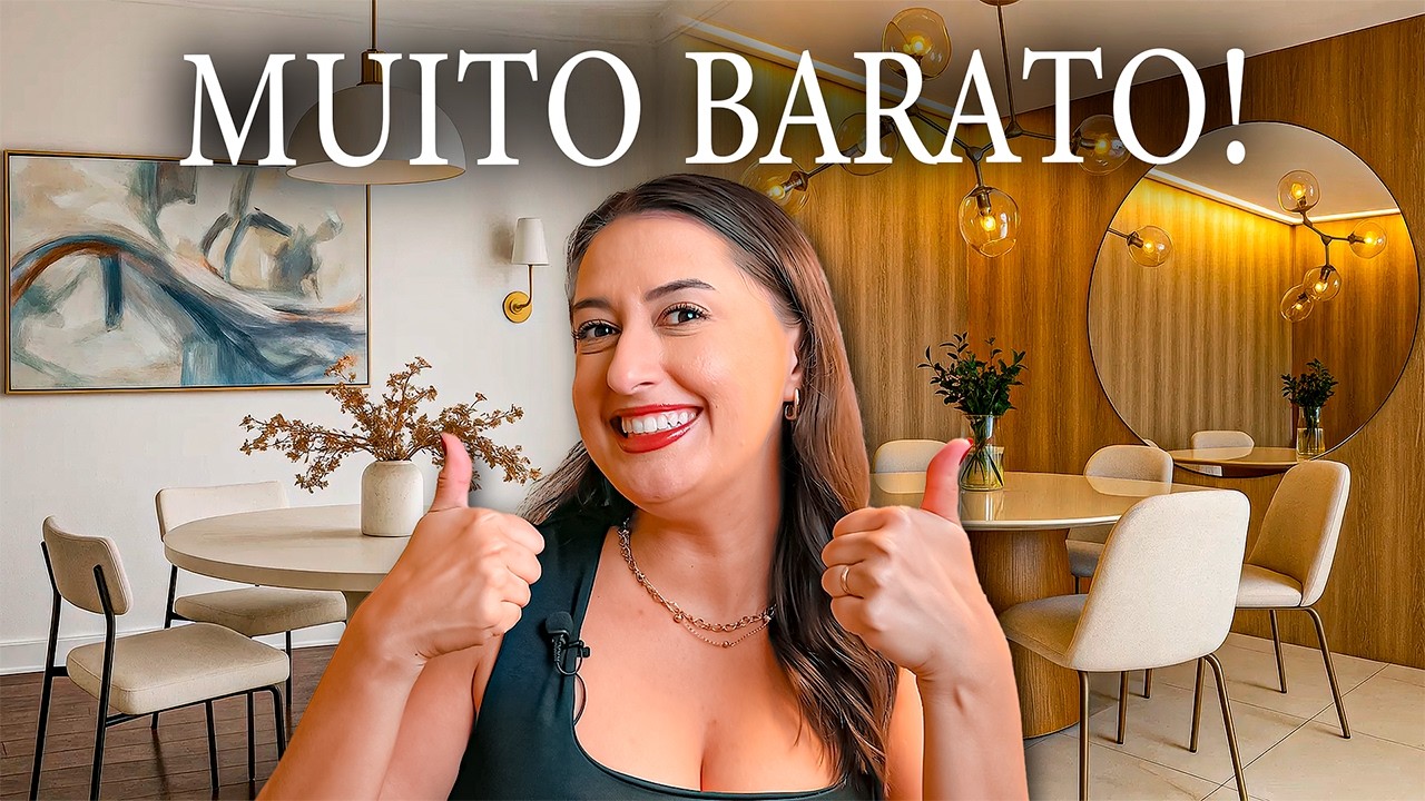 ACHADOS DE SALA DE JANTAR MUITO CHIQUE E BARATO!