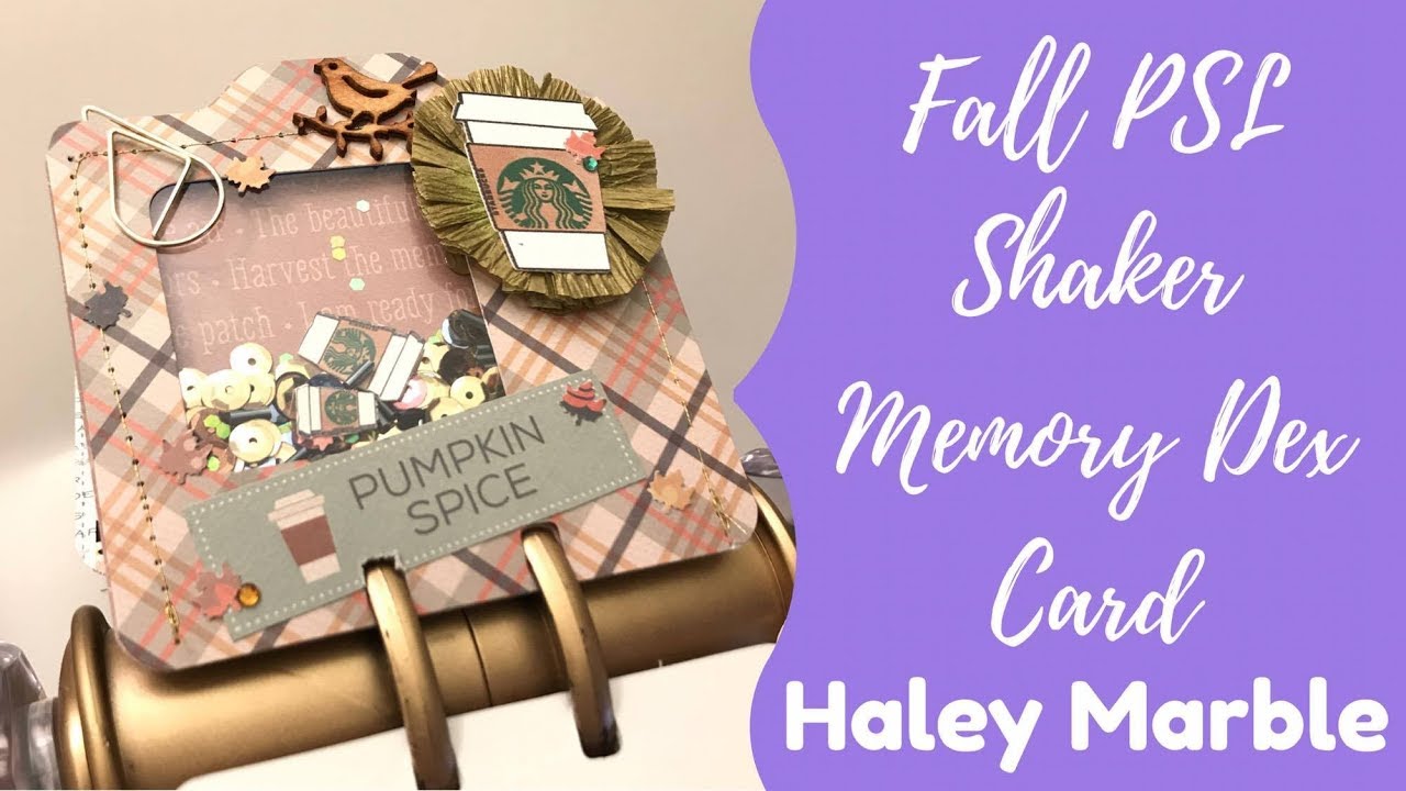 Fall Shaker Memory Dex Card