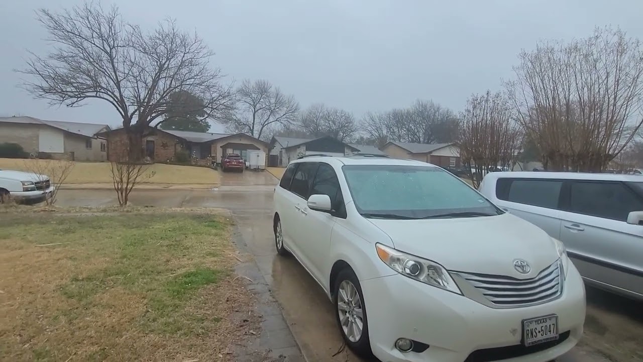 #สบายดียามเช้าที่เมือง grand prairie tx ในวันที่ฝนตกลงมาในวันแห่งความรัก February 14/2026