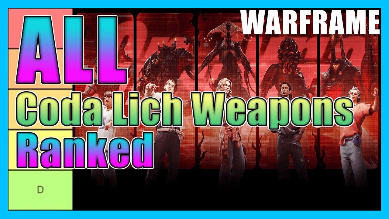 Все оружия Coda Lich по рейтингу &mdash; список уровней &mdash; Warframe